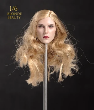 1/6 Skali Gal Gadot Blond Włosy Głowy Rzeźbione Model DIY 12 