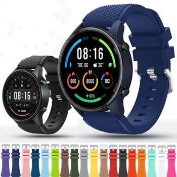 22 mm Watchband Xiaomi Smart Mi Watch Color sports edition correa Dla Xiaomi MI Watch Kolorowy Pasek Bransoletka Silikonowa Bransoletka