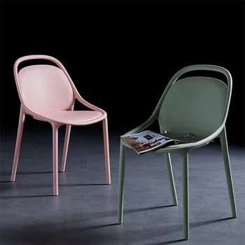Skandynawski Salon Jadalnia Krzesła Nowoczesny Wypoczynek Balkon Czekam Podłogowe Krzesła Relaks Projekt Plastikowe Meble Do Domu Fauteuil