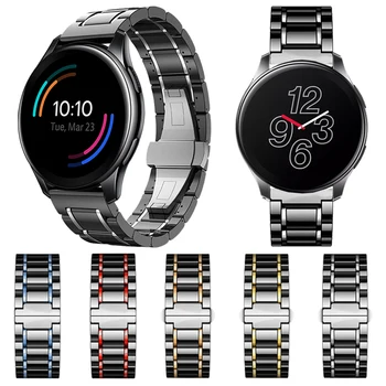 Urządzony w luksusowym Ceramiczne Watchband Oneplus Pasek Bransoletka One plus Smartwatch Bransoletka Akcesoria Do Zegarków